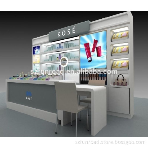 Wholesale Makeup Cosmetic Display Stand for Cosmetic Store Furniture Showcase